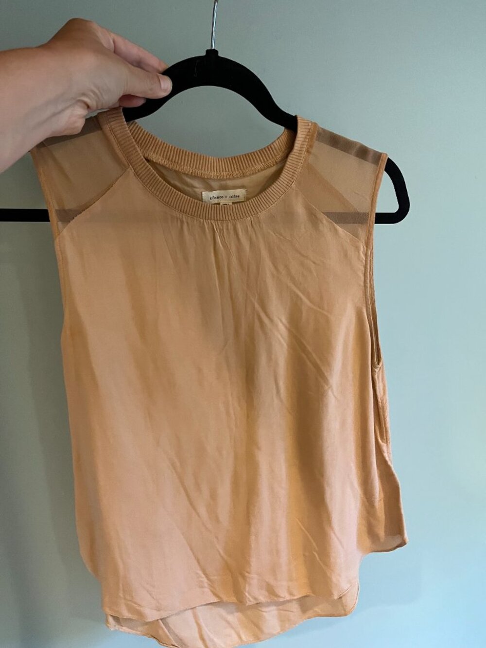 Pink Silence & Noise Tank Top Size S